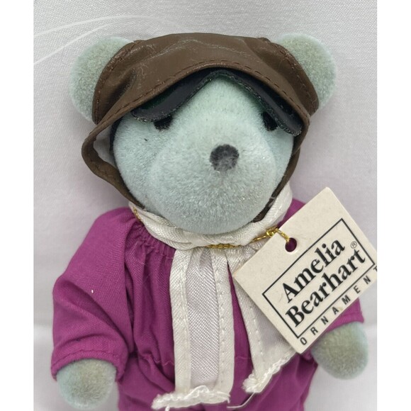 VTG North American Bear Co Amelia Bearhart Figurine 4" Stuffed Animal Ornament - Picture 2 of 8